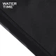 Шапочка для плавання WATERTIME для чоловіків та жінок, водонепроникна шапочка для плавання, що не стискає вуха, із захистом для вух, професійний матеріал PU, чорний колір зі срібним логотипом - изображение 1