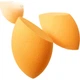Спонжи для макияжа UPLUS Beauty Blender, не впитывают пудру, с режущей кромкой, подарочная коробка из 4 штук с подставкой и футляром для хранения, специально разработаны для жидкой тональной основы. - изображение 2