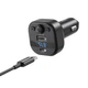 FM модулятор XO BCC18 USB-A OTG/USB-C Black (BCC18.black) - зображення 2