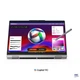 Ноутбук 2-in-1 Lenovo IdeaPad 5i (83UL002BRM), Intel Core Ultra 7 355 / 15.3" / Touch / OLED / 165 Гц / RAM 32 ГБ DDR5 / SSD 1 ТБ / Intel Graphics / Без ОС / Сірий - изображение 8