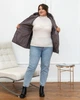 Женский теплый жилет с капюшоном удлиненный MODA 100305 44 Серый ( M - 100305/4 A ) - изображение 8
