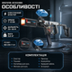 Бластер на орбизах электрический 7-8 мм автомат игрушечный для стрельбы 20-30 м аккумуляторный гелевый Трансформер с прикладом 14+ - изображение 2
