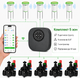 Умный WiFi полив 1DAL Smart Watering Kit | Контроллер 12 зон + 5 клапанов 1 1/2" + 5 датчиков влажности почвы - изображение 1