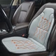 Накидка с подогревом 100х50см на сидение автомобиля Elegant Plus EL 100 577 серого цвета с черным кантиком - изображение 4