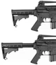 Пневматична гвинтівка Ekol MS Black 4.5мм — стильна репліка M16 з сошками та кулями 400 шт - зображення 11
