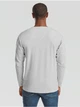Чоловіча футболка з довгим рукавом Fruit of the Loom Valueweight Long Sleeve, 100% бавовна, розмір M, Сіро-лілова - зображення 3