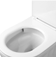 Подвесной унитаз Rea Duo Tornado безободковый 54x37 см white REA-C3005 - изображение 2