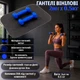 Гантели для фитнеса виниловые цельные (неразборные) + коврик OSPORT Profi 2шт по 0.5 кг (OF-0200) Синий - изображение 1