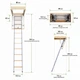 Сходи на горище Bukwood ECO Metal Mini 80×60 см - зображення 3
