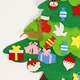 Детская елочка с игрушками из фетра на стену 95 х 70см Chrismas Free - изображение 8