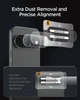Защитное стекло на камеру Spigen EZ Fit Pro Optik 2-Pack для Google Pixel 11 Pro XL Crystal Clear (AGL11489) - изображение 11
