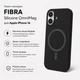 Чехол для смартфона Apple iPhone 16 BeCover FIBRA Silicone OmniMag Black (BC_716223) - изображение 3