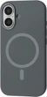 Чехол для смартфона Apple iPhone 16 BeCover FIBRA Silicone OmniMag Gray (BC_716227) - изображение 1