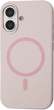 Чехол для смартфона Apple iPhone 16 BeCover FIBRA Silicone OmniMag Light Pink (BC_716229) - изображение 1