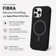Чехол для смартфона Apple iPhone 16 Pro Max BeCover FIBRA Silicone OmniMag Black (BC_716232) - изображение 3