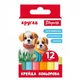 Мел цветной круглая 1Вересня Classic 400545 6 цветов 12 шт 5267812 - изображение 1