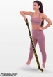 Эспандер ленточный EasyFit Large (L) 87х4 см резинка с петлями для растяжки, фитнеса и тренировок EF-1683-Y Желтый (56003139) - изображение 6