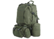 Рюкзак 55 л 4в1 с системой MOLLE и съемными подсумками олива (719342) - изображение 3