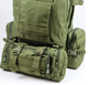 Рюкзак 55 л 4в1 с системой MOLLE и съемными подсумками олива (719342) - изображение 5