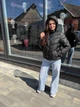 Куртка женская с отстежным капюшоном 50р черная - изображение 4