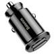 Автомобільний зарядний пристрій Baseus Grain CCALL-ML01, 2 USB-A, 3.1 A, чорний - изображение 4