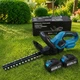 Акумуляторний кущоріз VOLLYX 48V (2 акумулятори) Синій - изображение 2