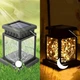 Уличный подвесной светильник на солнечной батарее 30 LED 12.5х9 см Теплый белый Черный - изображение 6