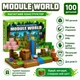 Магнитный конструктор Майнкрафт Module World, 100 деталей (Конструктор для детей) - изображение 6