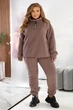 Спортивний костюм жіночий на флісі, колір мокко, 4XL 257R90 - изображение 1