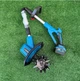 Аккумуляторный культиватор Makita 48 В ручной мотокультиватор 6 А·ч бесщеточный с 2 аккумуляторами электротяпка для рыхления прополки обработки почвы сада огорода клумб 23 см - изображение 10