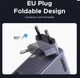 Зарядное устройство UGREEN Nexode Pro 160W с выдвижным кабелем, умным дисплеем и управлением с помощью приложения, 4-портовый GaN поддерживает AVS PD 3.1 и QC4.0 - изображение 6