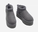 Уги на платформі UGG Classic Ultra Mini Platform Black 40 розмір сірі - изображение 4