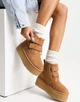 Уги челсі на платформі UGG Neumel Platform Camel chestnut 36 коричневі на липучці - изображение 3