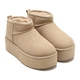 Уги короткі на платформі UGG Classic Ultra Mini Platform Sand 40 розмір пісочні - зображення 1