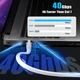 Мережеві кабелі Ercielook Cat 8 Ethernet RJ45 40 Гбіт/с, 0,25 м, 2 шт - зображення 2