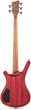 Бас-гітара Warwick Teambuilt Pro Series Corvette Ash, 5-String, A/A, (Burgundy Red Transparent Satin) - зображення 2
