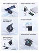 Зарядное устройство BASEUS 70W EnerFill FE22 GaN (USB Type-C + USB-A Original QC PD Быстрая зарядка для ноутбука телефона - изображение 5
