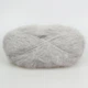 Пряжа YarnArt Mohair Trendy, Светло-серый №113 - 100 г / 220 м, мохеровая пушистая пряжа для свитеров, шапок и шарфов - изображение 3