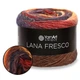 Пряжа YarnArt Lana Fresco, Апельсиновый кофе №8111 - 100 г / 380 м, секционная шерстяная пряжа для шалей, бактусов, свитеров и аксессуаров - изображение 1