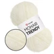 Пряжа YarnArt Mohair Trendy, «Молочний» №1003 — 100 г / 220 м, пухнаста мохерова пряжа для светрів, шапок і шарфів - зображення 1
