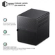 Корпус JONSBO N3 Black без БП (N3 Black) - изображение 3
