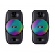 Комп'ютерні колонки HAVIT HV-SK213 2.0 USB/AUX RGB 6 Вт чорні - зображення 2