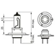 Лампочка H7 BOSCH 120% Gigalight Plus 12V 55W PX26D к/т 2 шт - (1987301426) - зображення 3