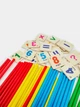 Дерев'яна іграшка Набір першокласника (цифри, знаки, рахункові палички) - изображение 2
