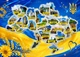 Календарь настенный квартальный на 2027 год на три пружины, Apriori, Карта Украины , Патриотический календарь, украинский сувенир , 29,7х61см - изображение 2