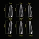 KOMILFO Acry Gel Top Nail Forms Modern Верхні форми для нарощування мигдаль, 120 шт - изображение 2