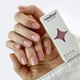 RESULTUM Nail Polish Hardener S.O.S + Shea Butter Зміцнювач рожевий, 11 мл - изображение 7