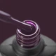 KOMILFO Deluxe Series HEMA/TPO FREE №D102 Гель-лак чорно-фіолетовий, 8 мл - зображення 3
