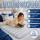 Электропростынь Termosoft теплая простынь с подогревом ambion 120*160 полуторка байка Серый - изображение 1
