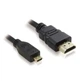 Кабель HDMI Male – Micro HDMI Male 1,5 м V1.4 Full HD для мобильных устройств (B642528A4612) - изображение 1